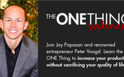 The ONE Thing to Increase Your Productivity w/ Peter Voogd