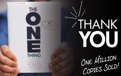 The ONE Thing Sells ONE Million Copies