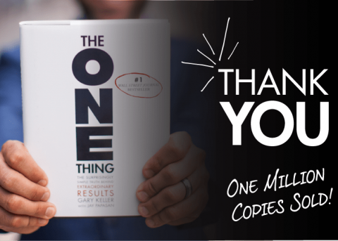 The ONE Thing Sells ONE Million Copies - The ONE Thing